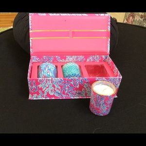 Lilly Pulitzer scented candles